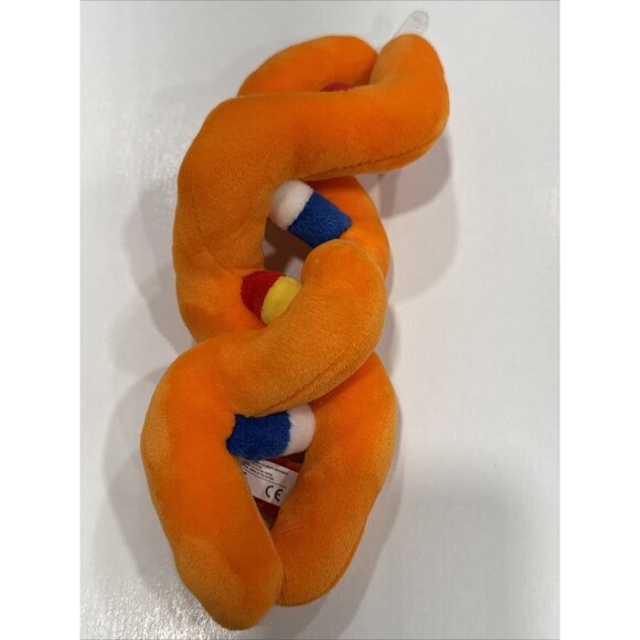 Giant Microbes DNA Orange Double Helix 9" Plush BV5 - Picture 2 of 2